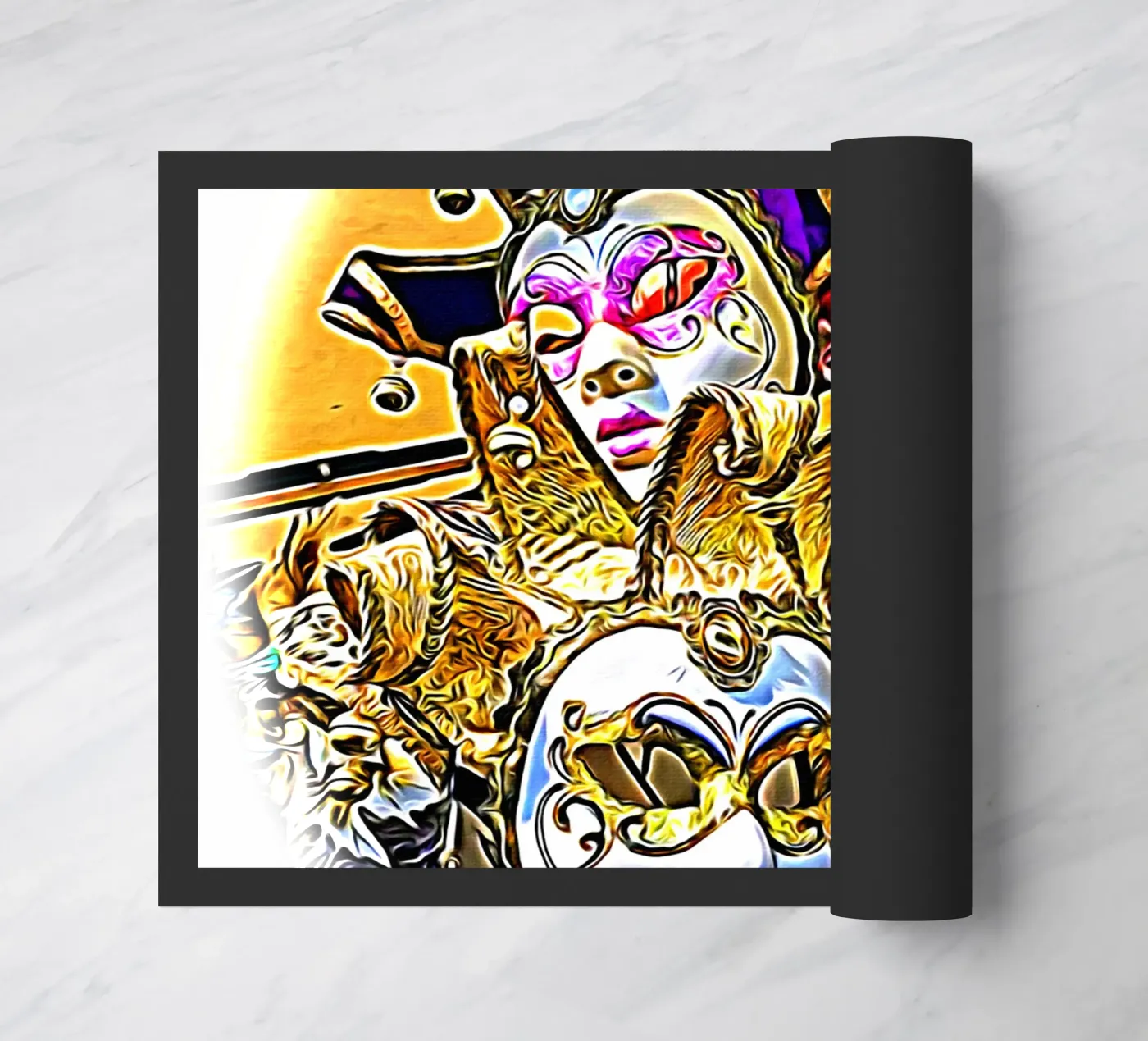 Carnaval Fußmatte von Massimo Frascogna