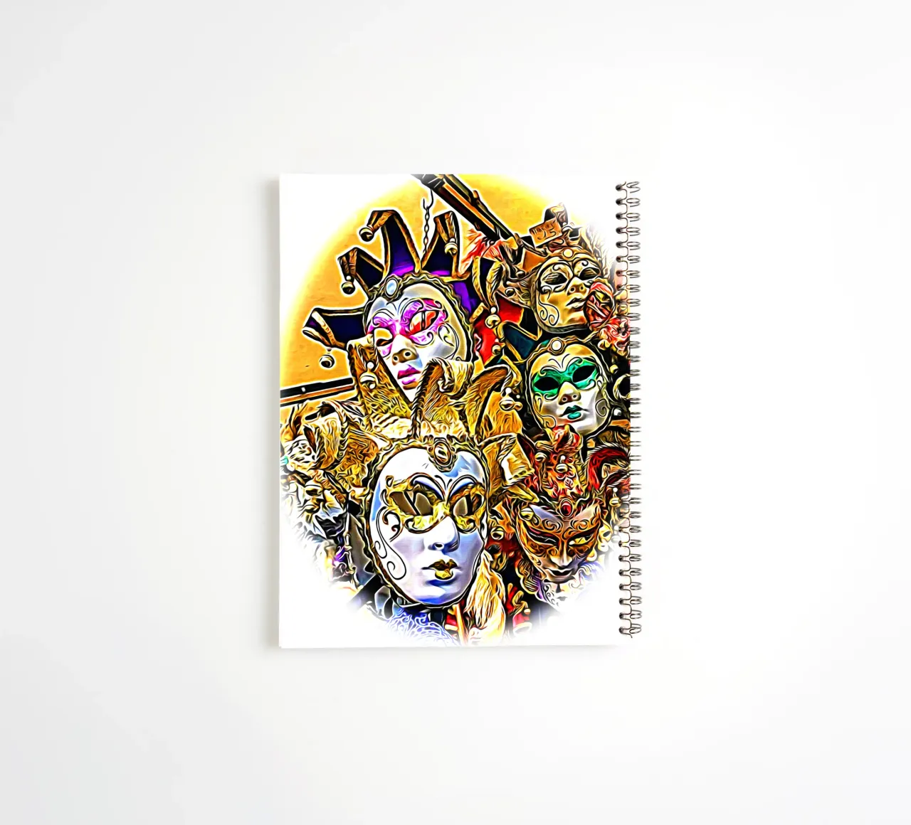 Carnaval spiral notebook by Massimo Frascogna