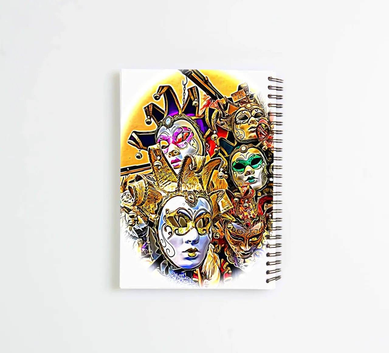 Carnaval spiral notebook by Massimo Frascogna