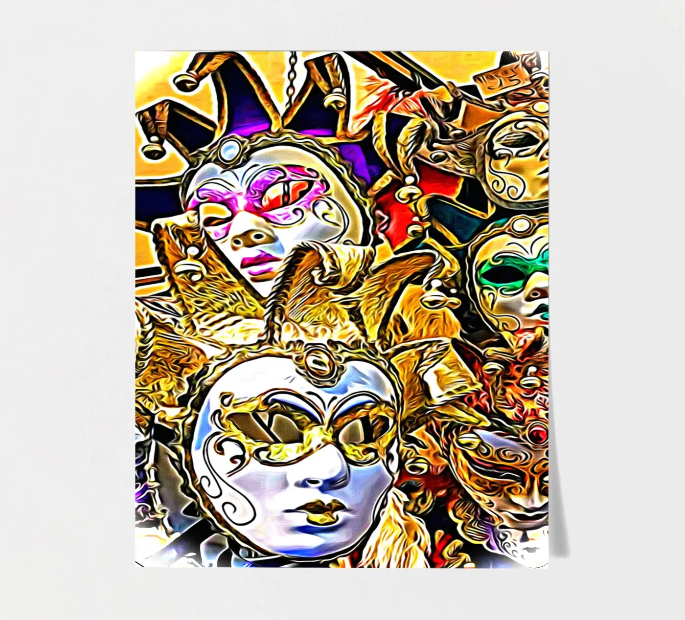 Carnaval sticker sheet by Massimo Frascogna