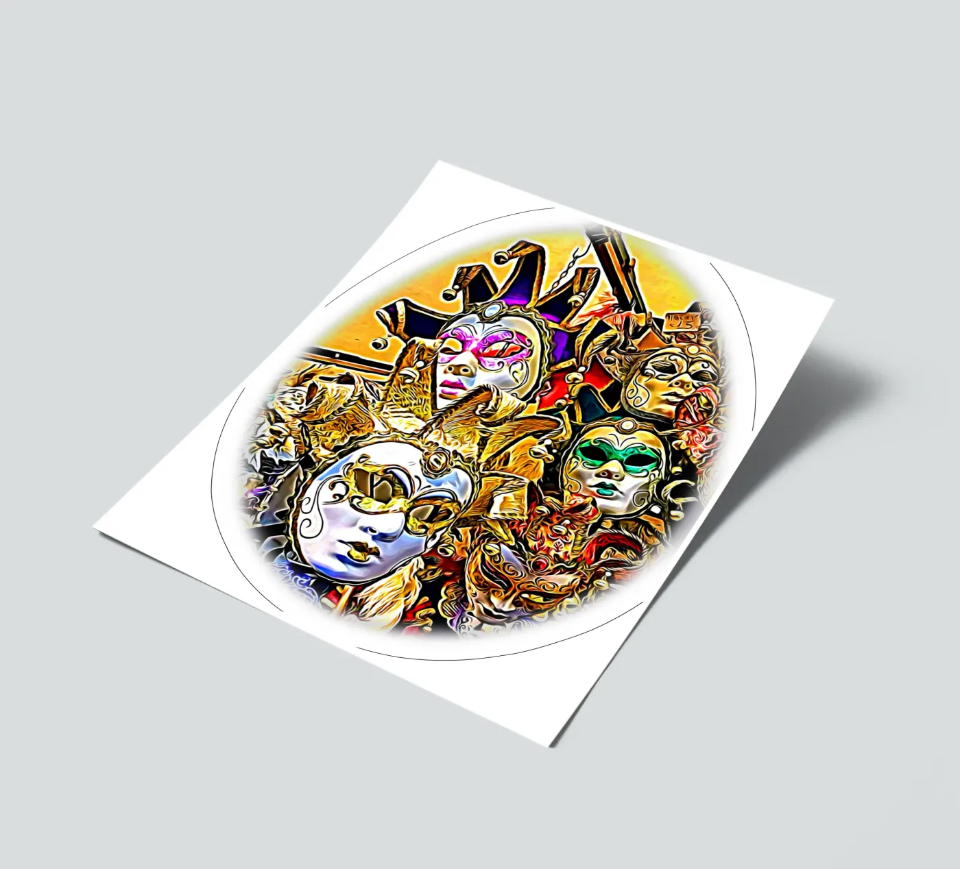 Carnaval sticker sheet by Massimo Frascogna