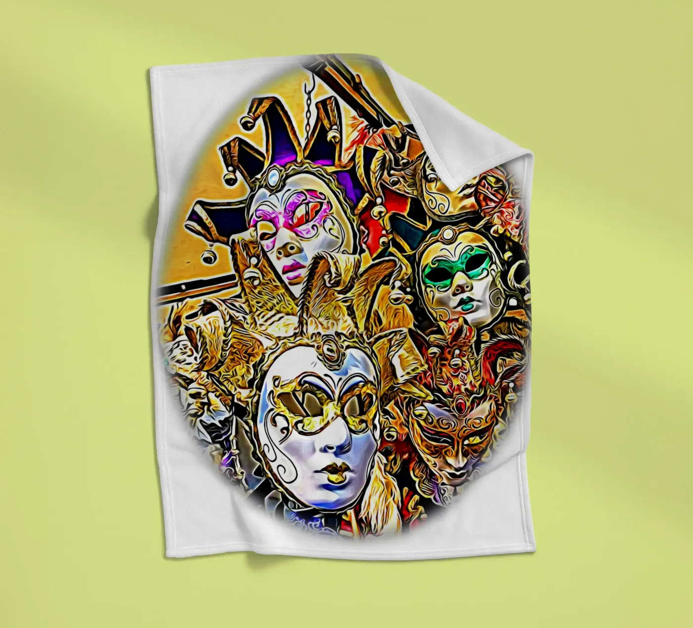 Carnaval Fleecedecke von Massimo Frascogna