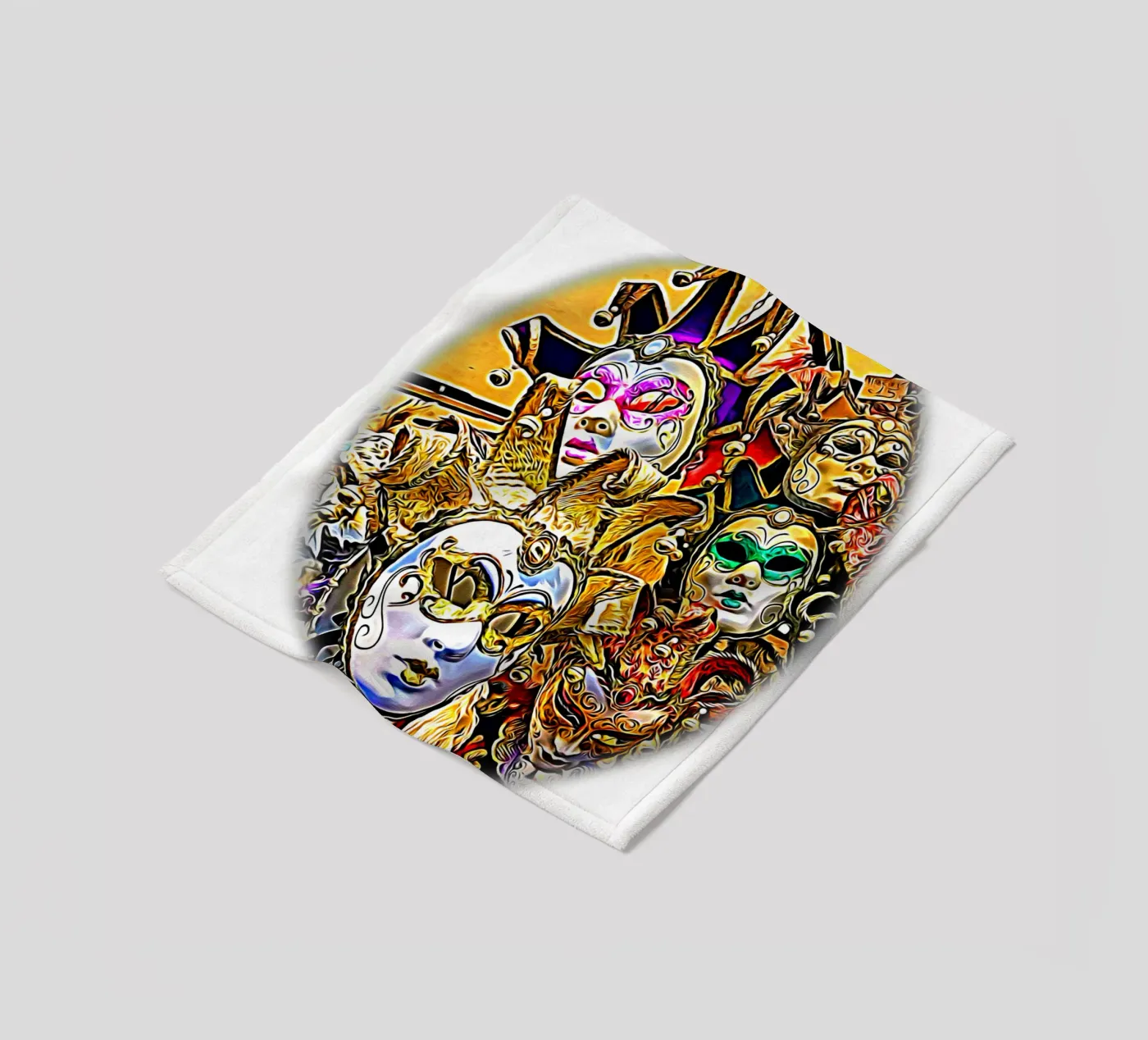 Carnaval Fleecedecke von Massimo Frascogna