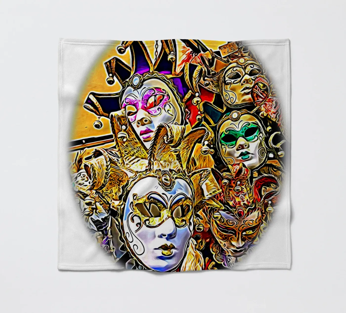 Carnaval Fleecedecke von Massimo Frascogna