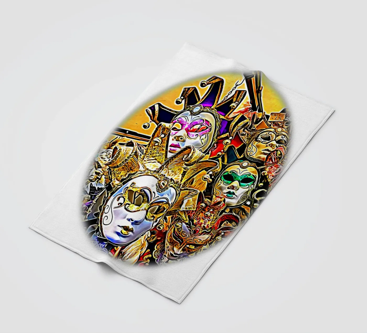 Carnaval Fleecedecke von Massimo Frascogna