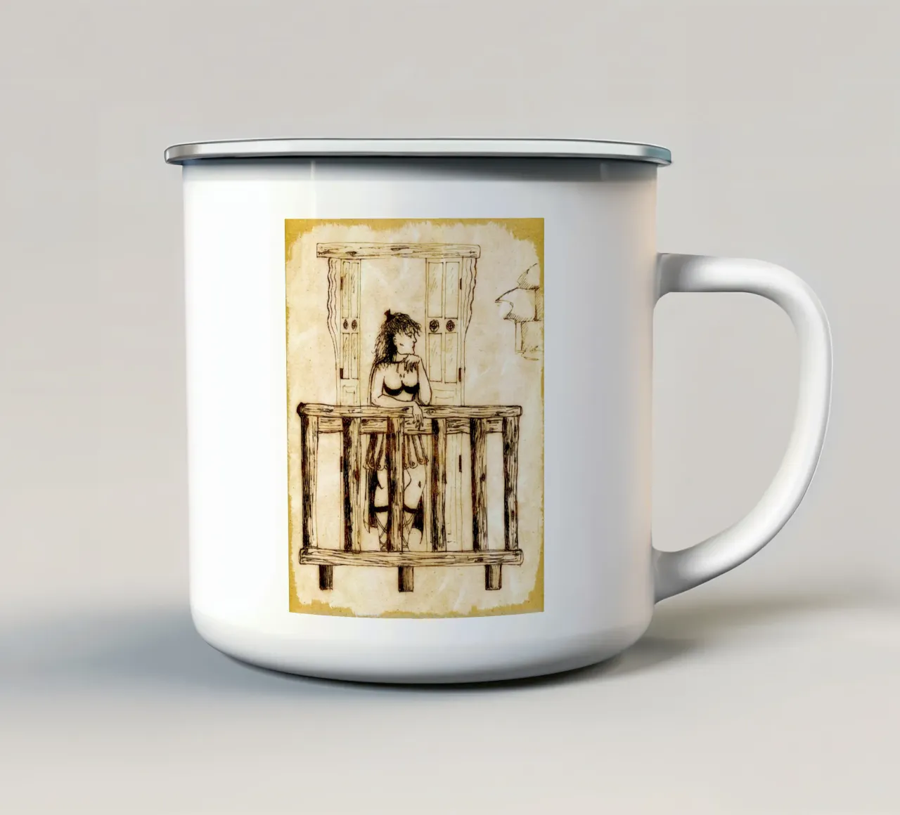 Roma tazza in smalto da Massimo Frascogna