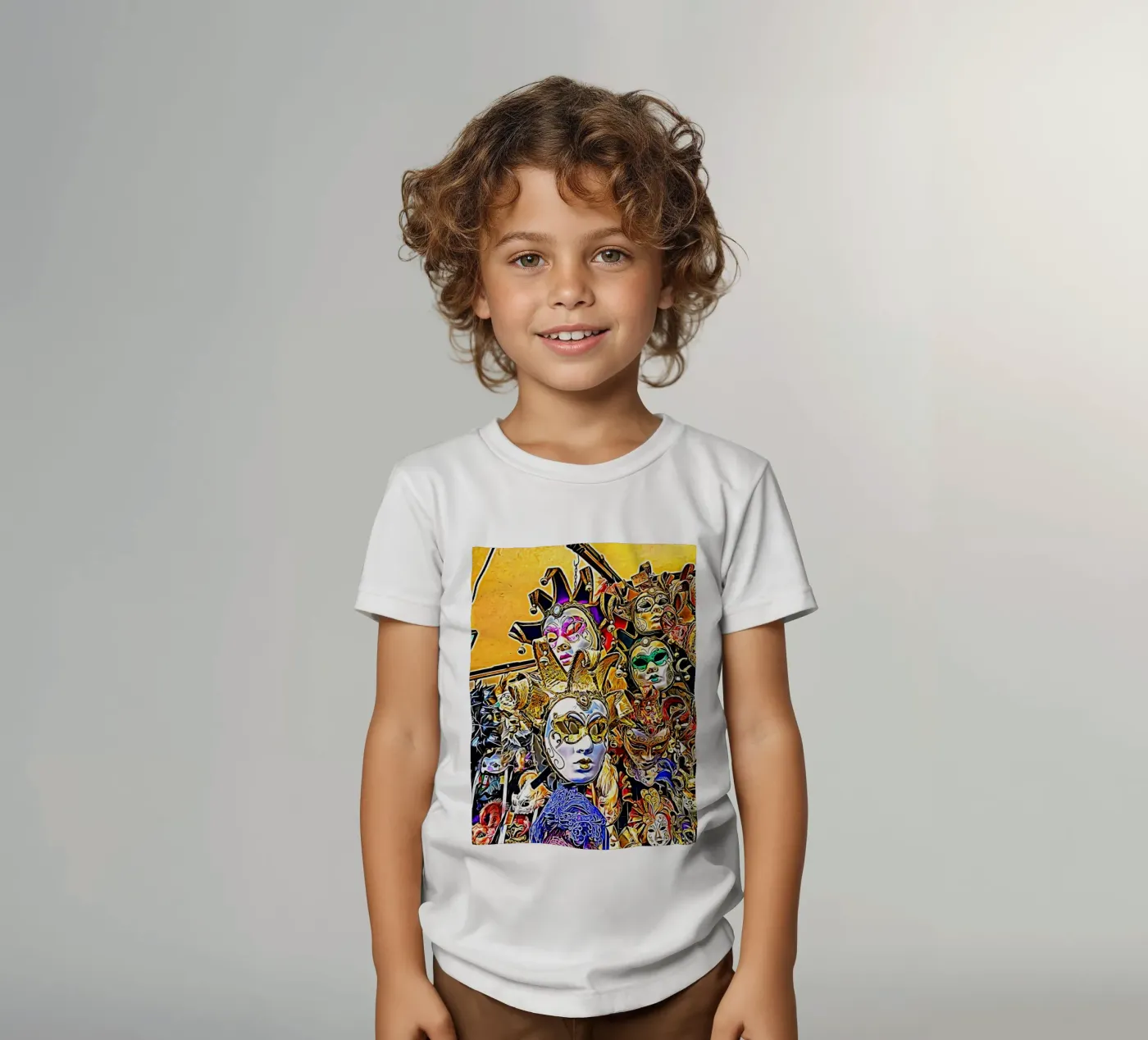 Masks t-shirt bambini da Massimo Frascogna