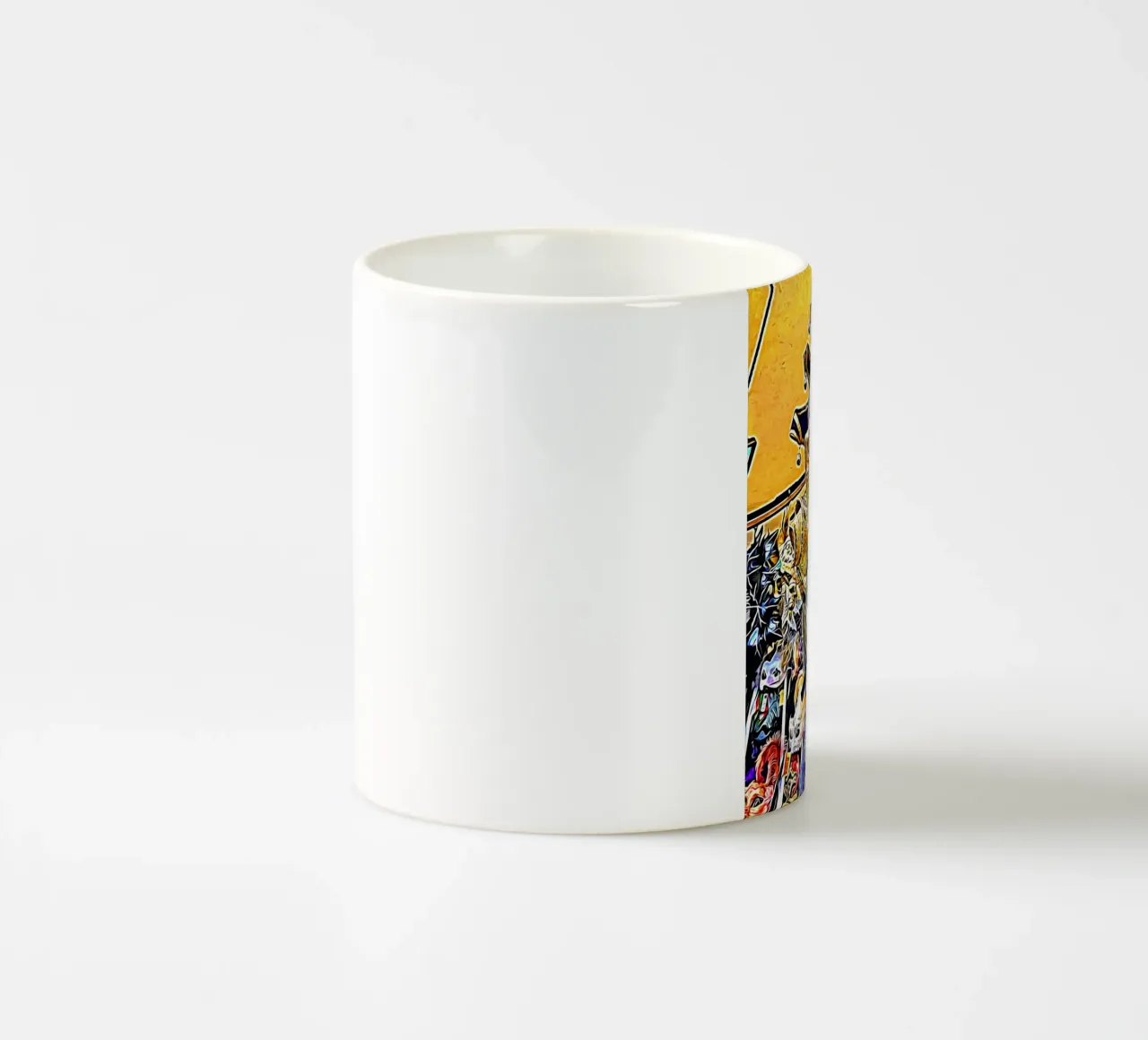 Maschere tazza in ceramica da Massimo Frascogna