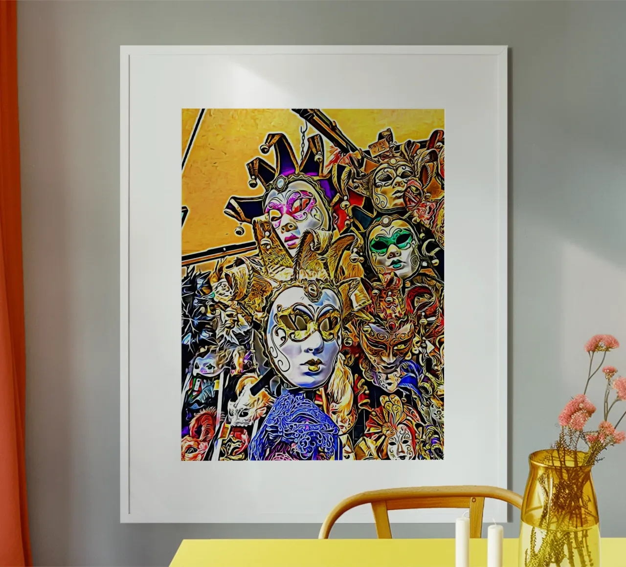 Maschere poster da Massimo Frascogna