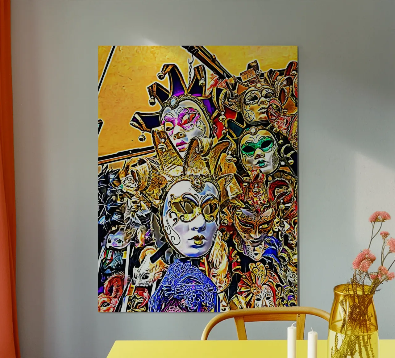 Maschere poster da Massimo Frascogna