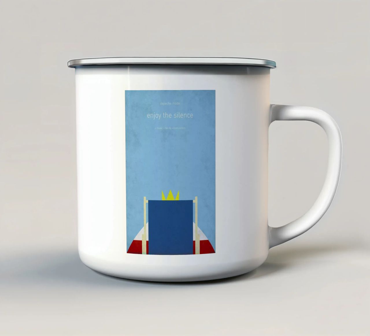 Enjoy The Silence tazza in smalto da Federico Mancosu