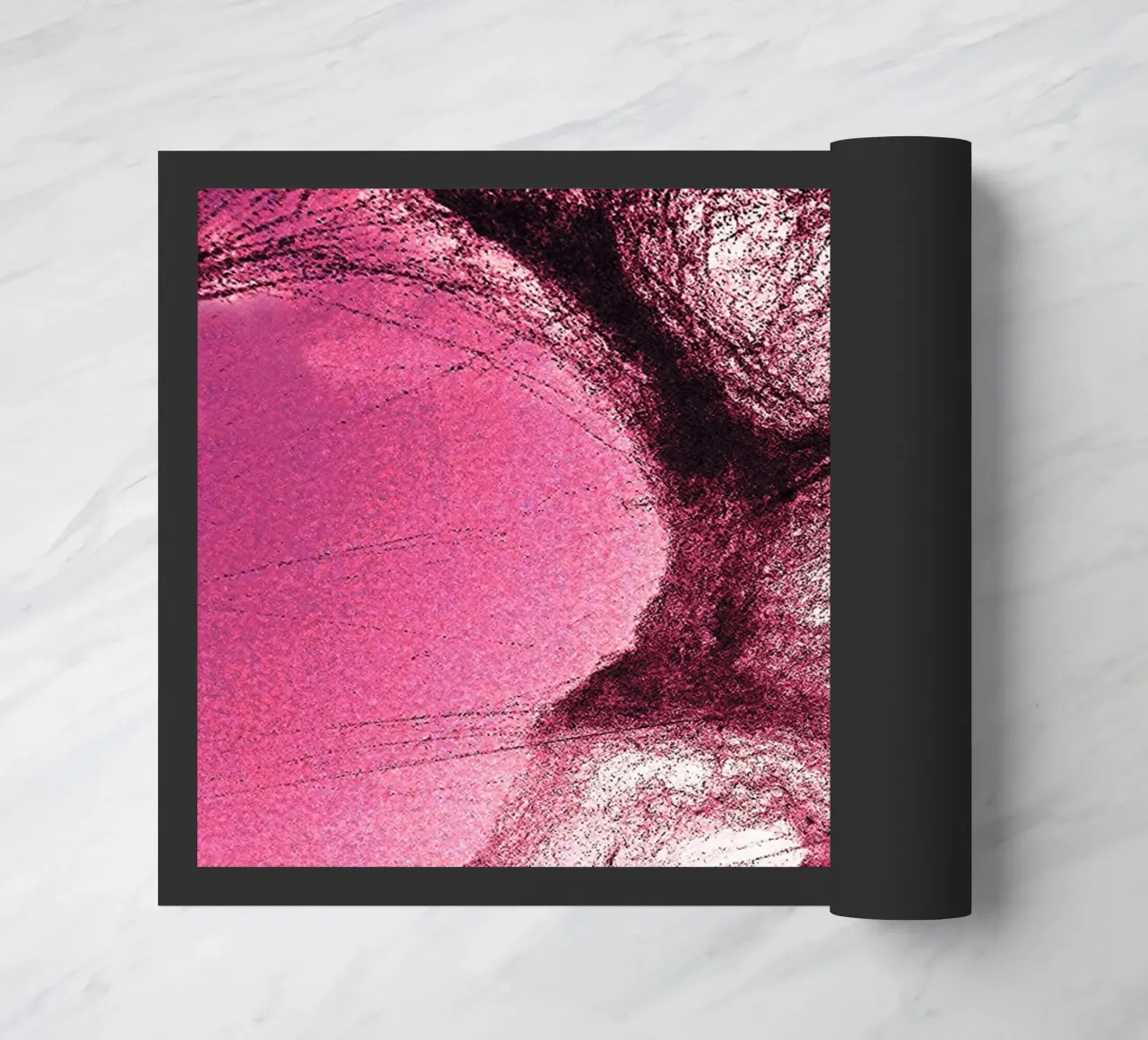 Rosa e nero zerbino da Massimo Frascogna