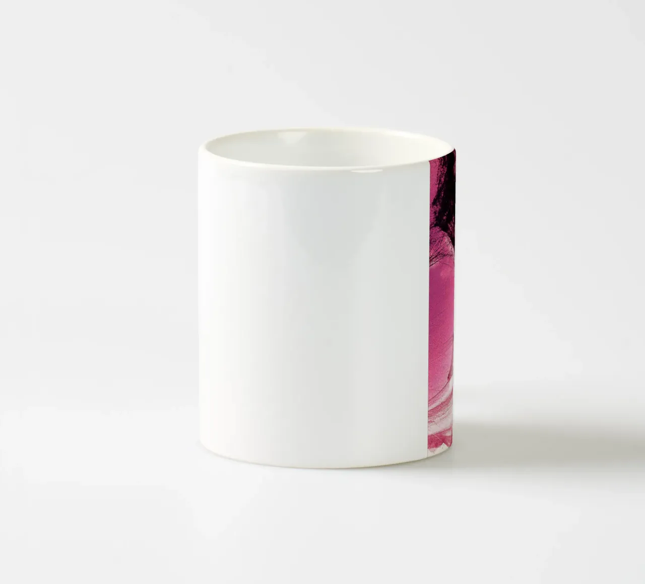 Rosa e nero tazza in ceramica da Massimo Frascogna