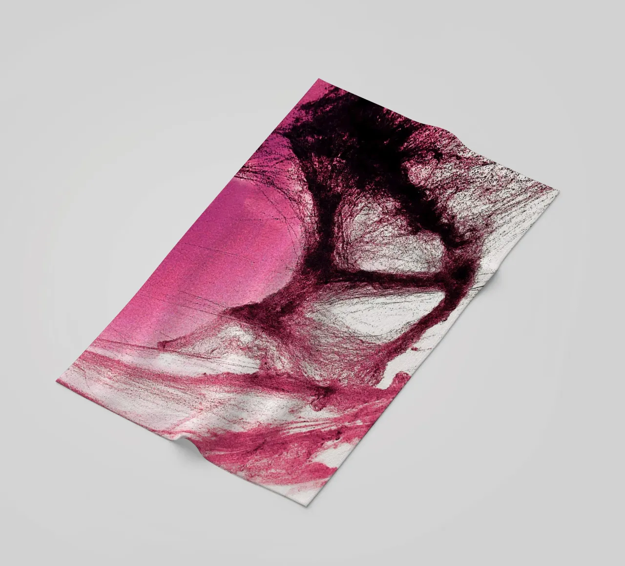 Rosa e nero telo mare da Massimo Frascogna