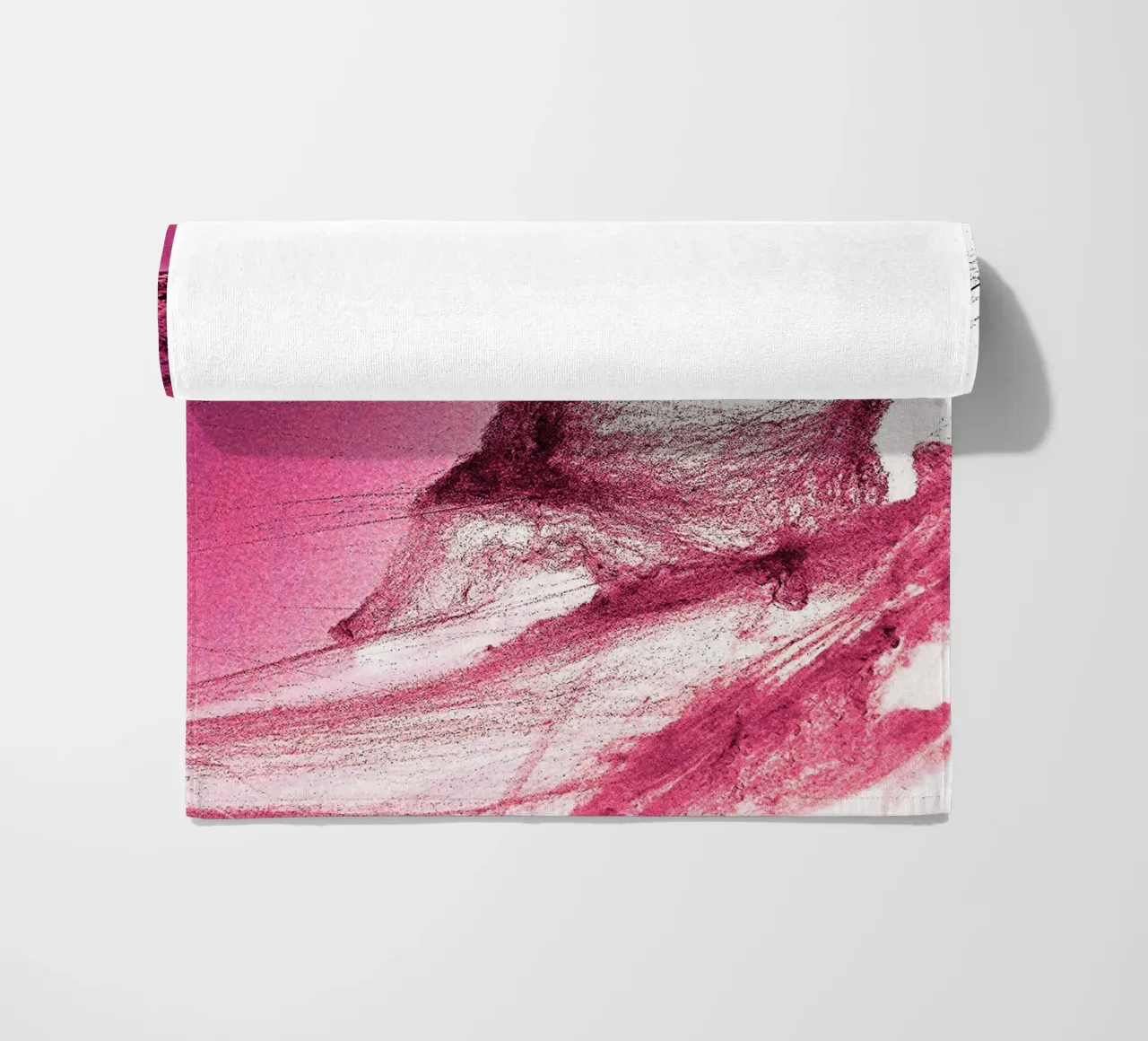 Rosa e nero telo mare da Massimo Frascogna