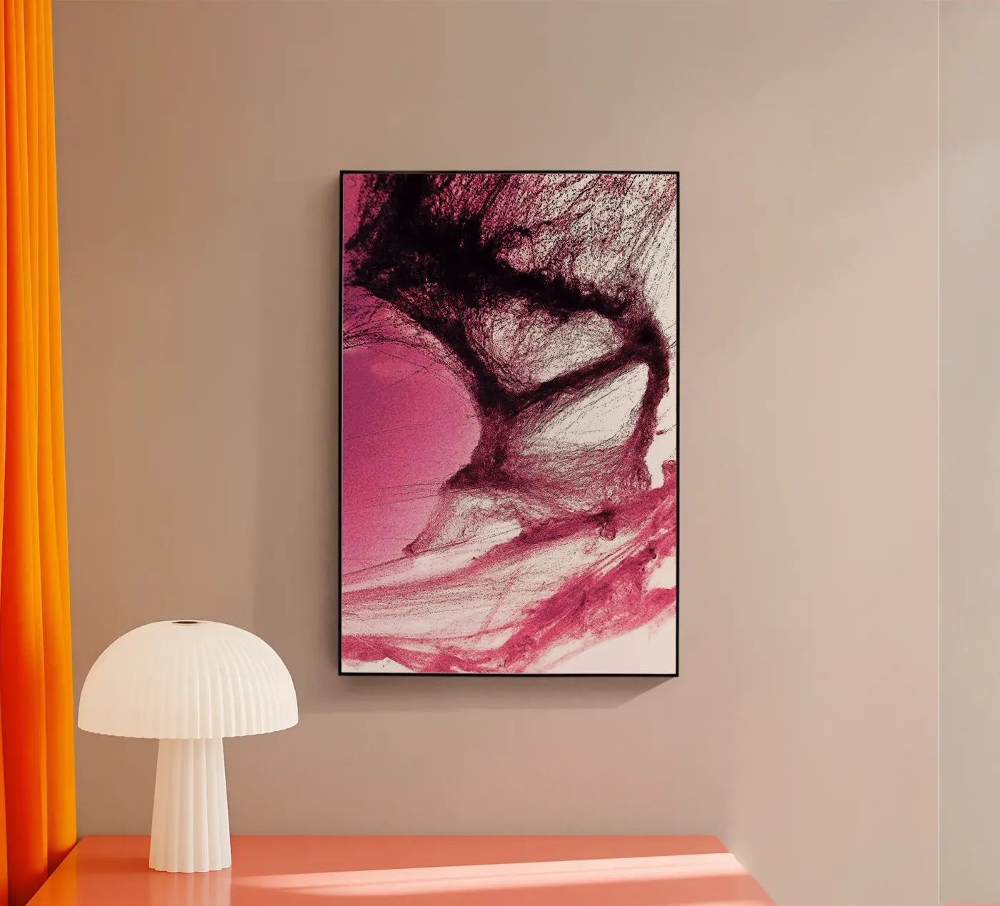 Pink and black plexiglas de Massimo Frascogna