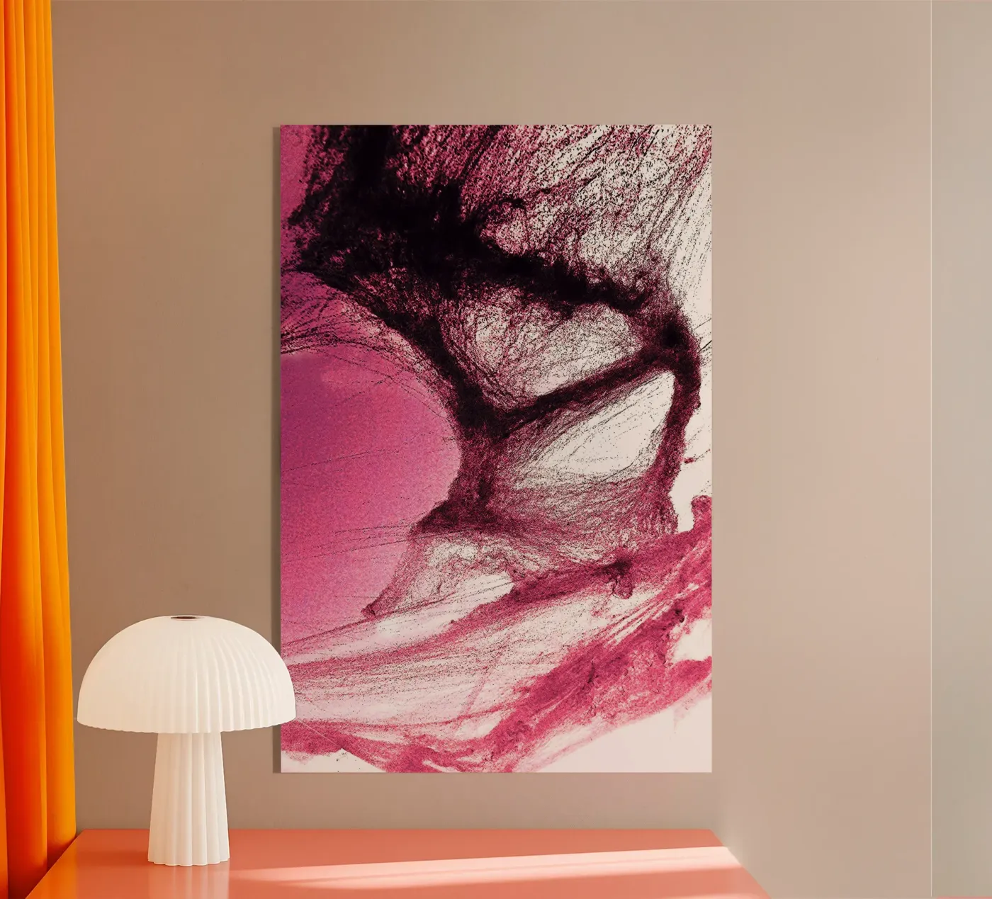 Pink and black plexiglas de Massimo Frascogna