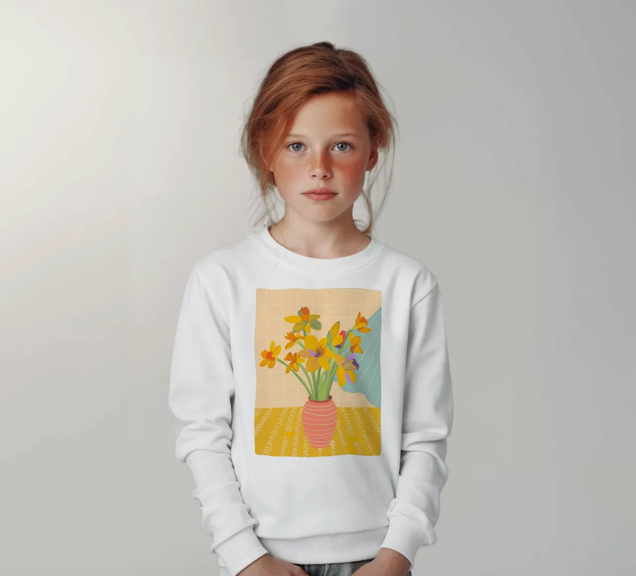 Daffodils felpa bambino da GigiRosado