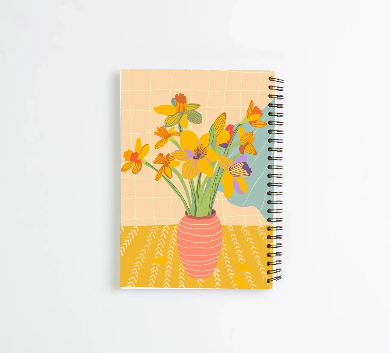 Daffodils spiral notebook by GigiRosado