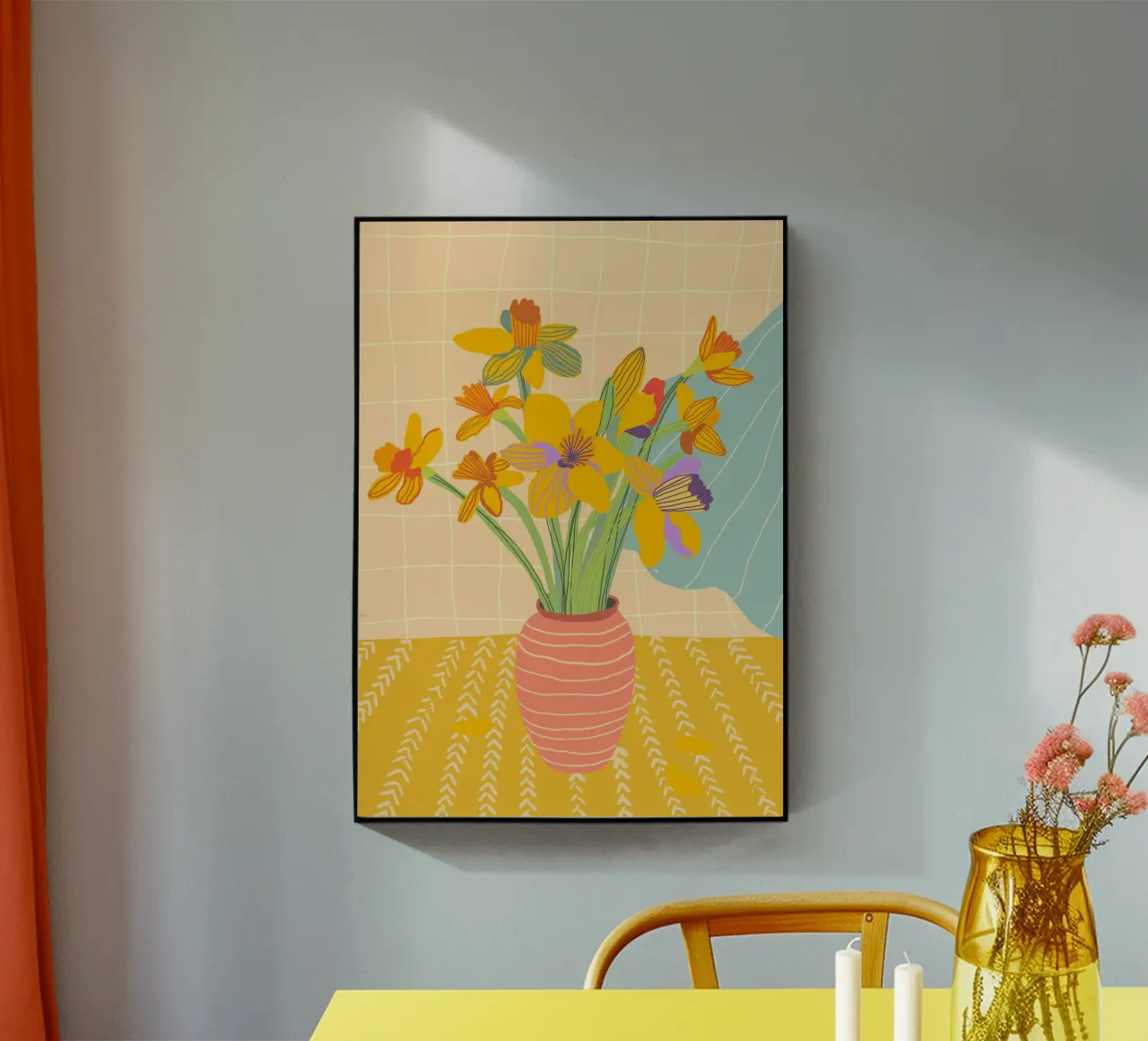 Daffodils acryl van GigiRosado