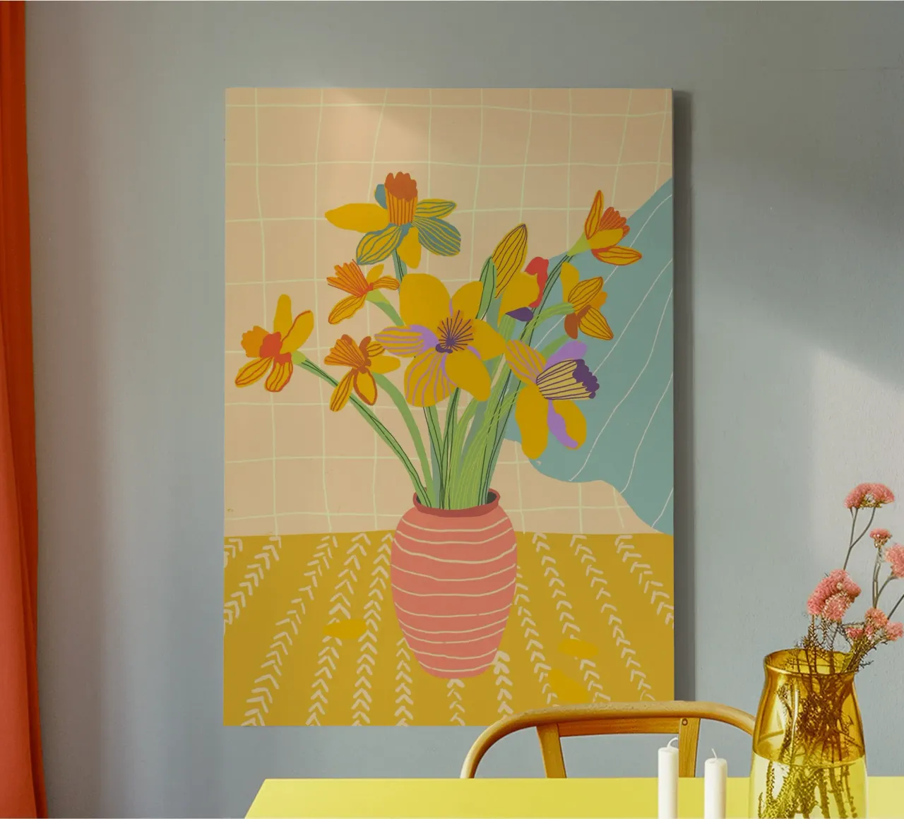 Daffodils canvas van GigiRosado