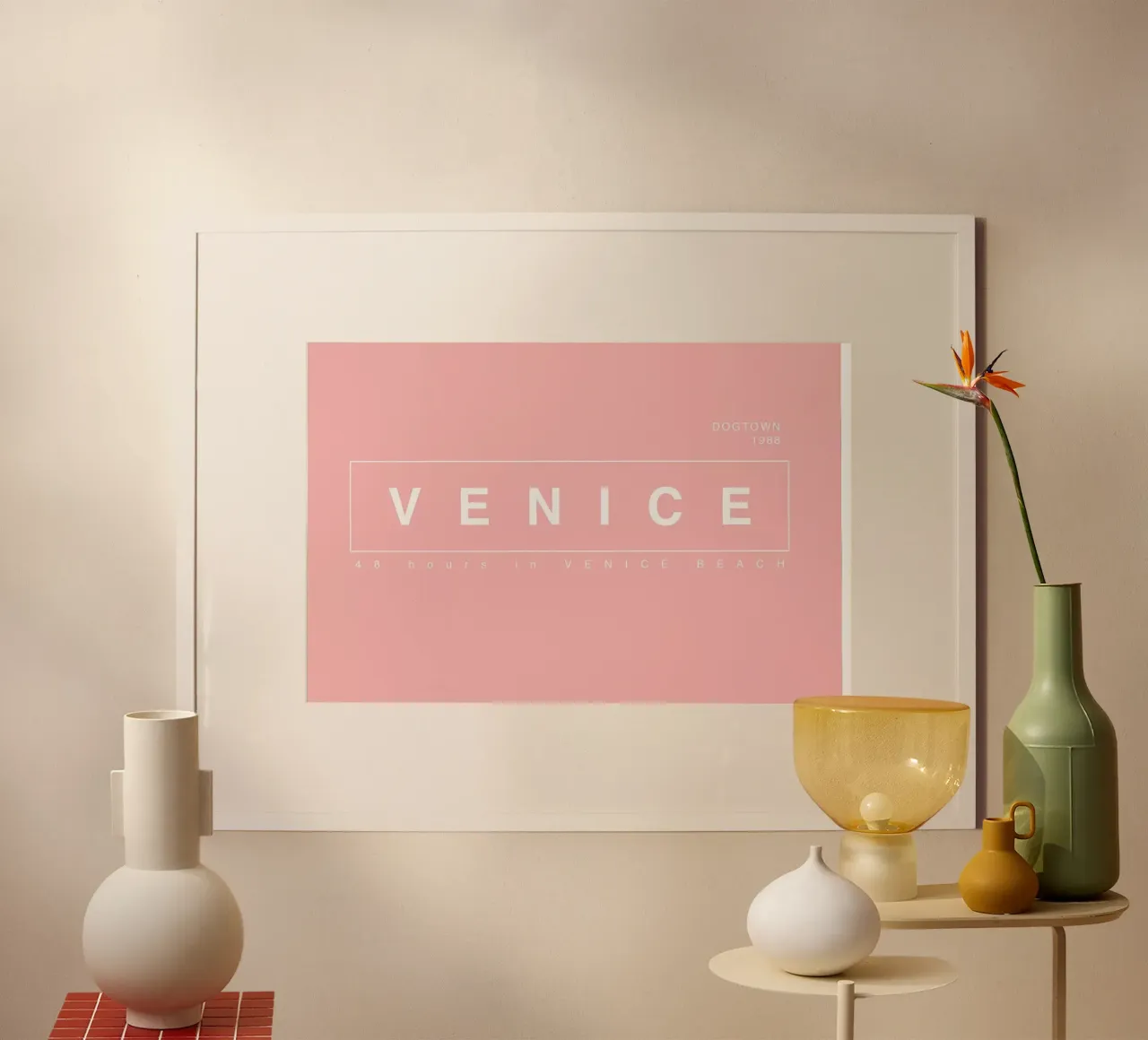 Venice poster con telaio in plastica da Ballack Art House