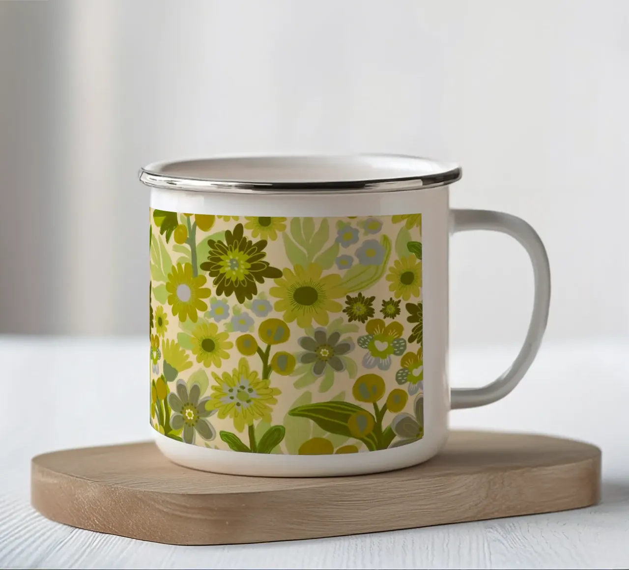 Flower power tazza in smalto da GigiRosado