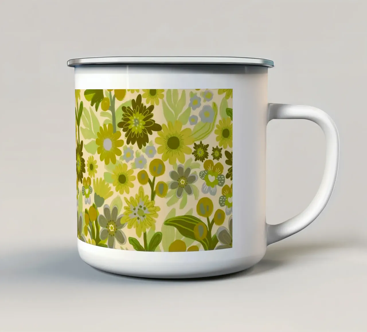 Flower power tazza in smalto da GigiRosado