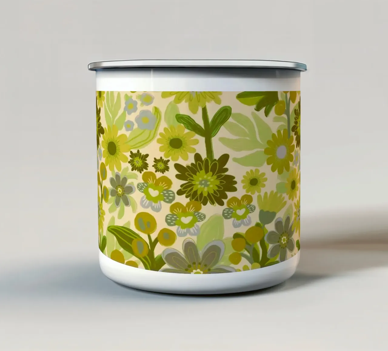 Flower power tazza in smalto da GigiRosado