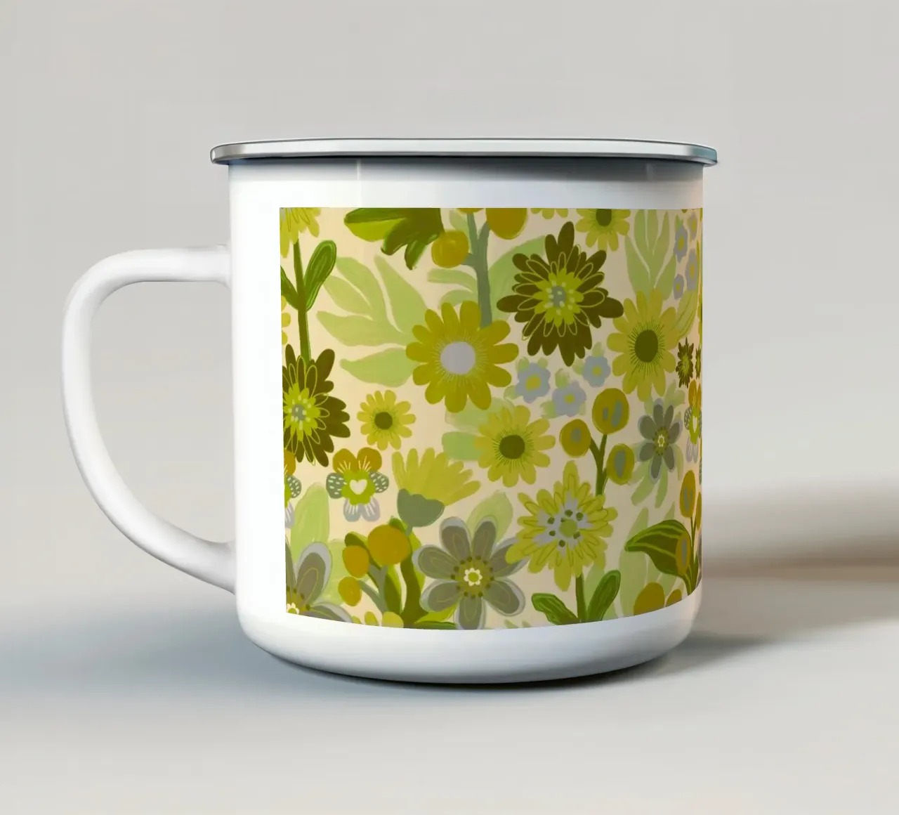 Flower power tazza in smalto da GigiRosado