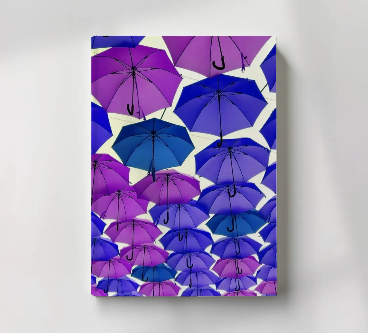Open umbrellas notebook by Massimo Frascogna
