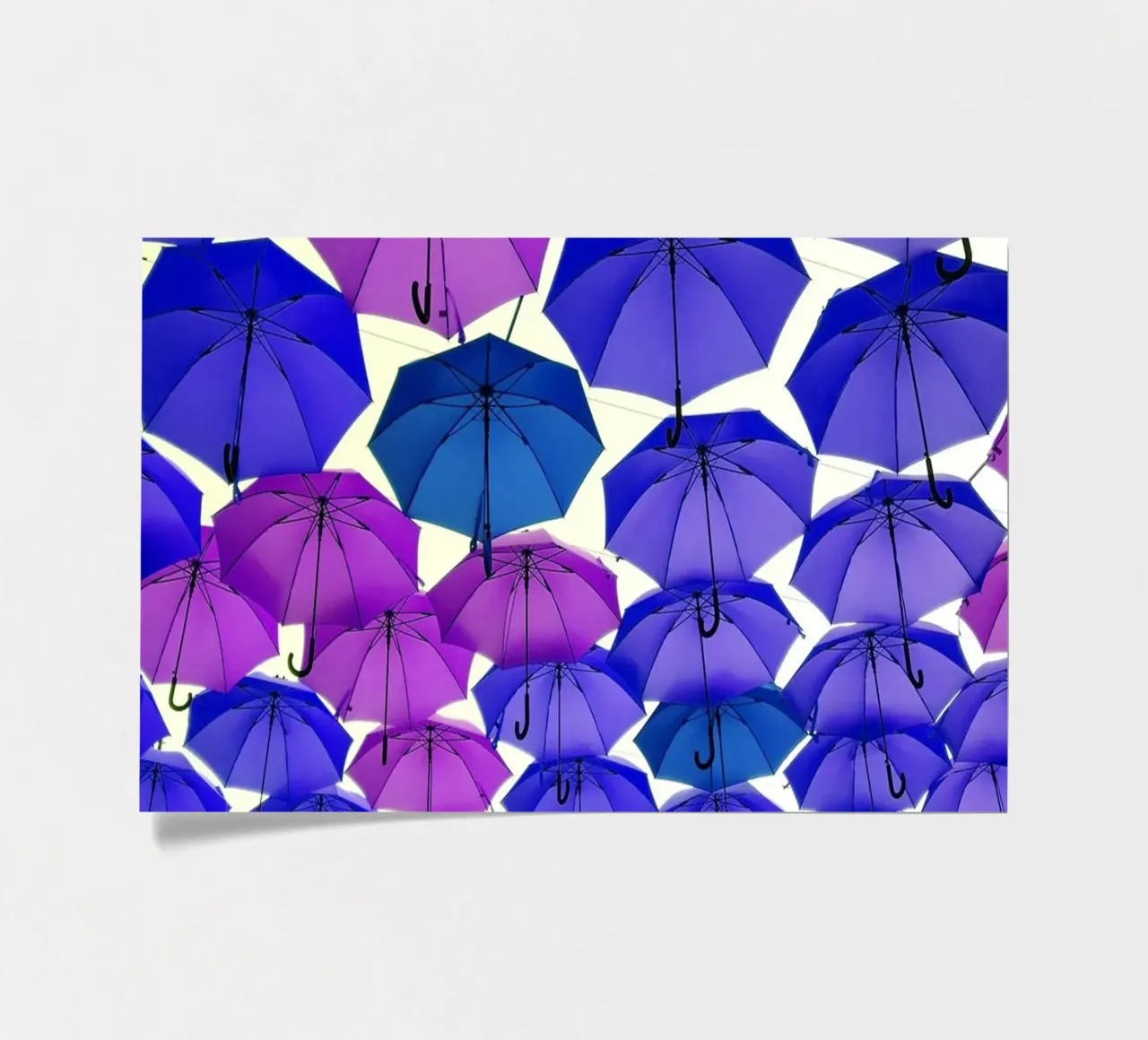 Open umbrellas sticker sheet by Massimo Frascogna