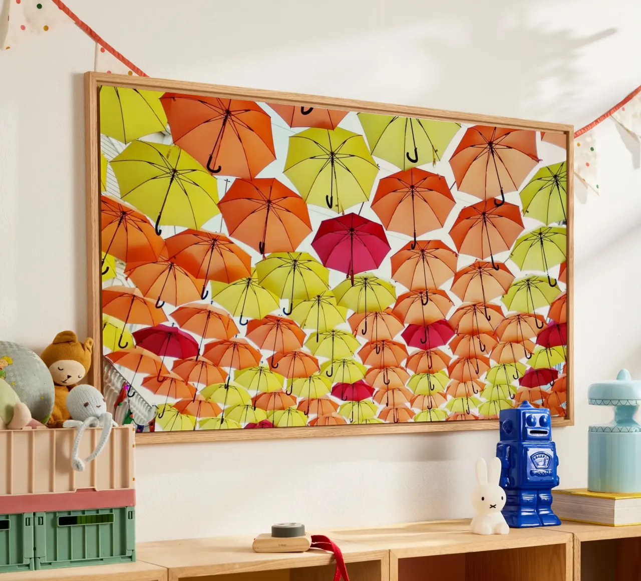 Ombrelli aperti plexiglass da Massimo Frascogna