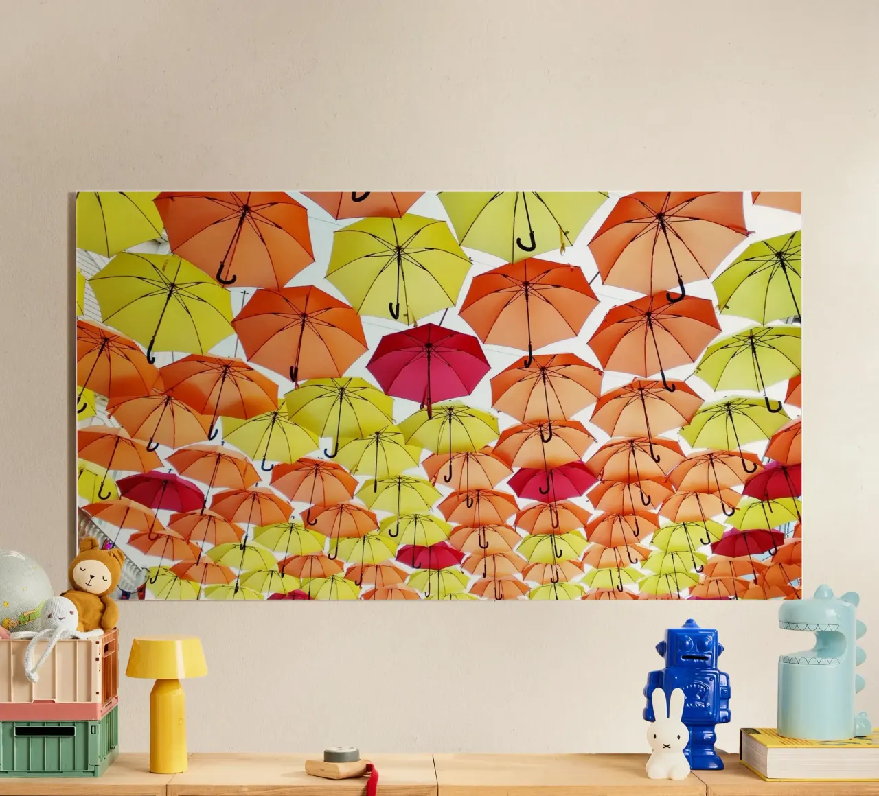 Ombrelli aperti plexiglass da Massimo Frascogna