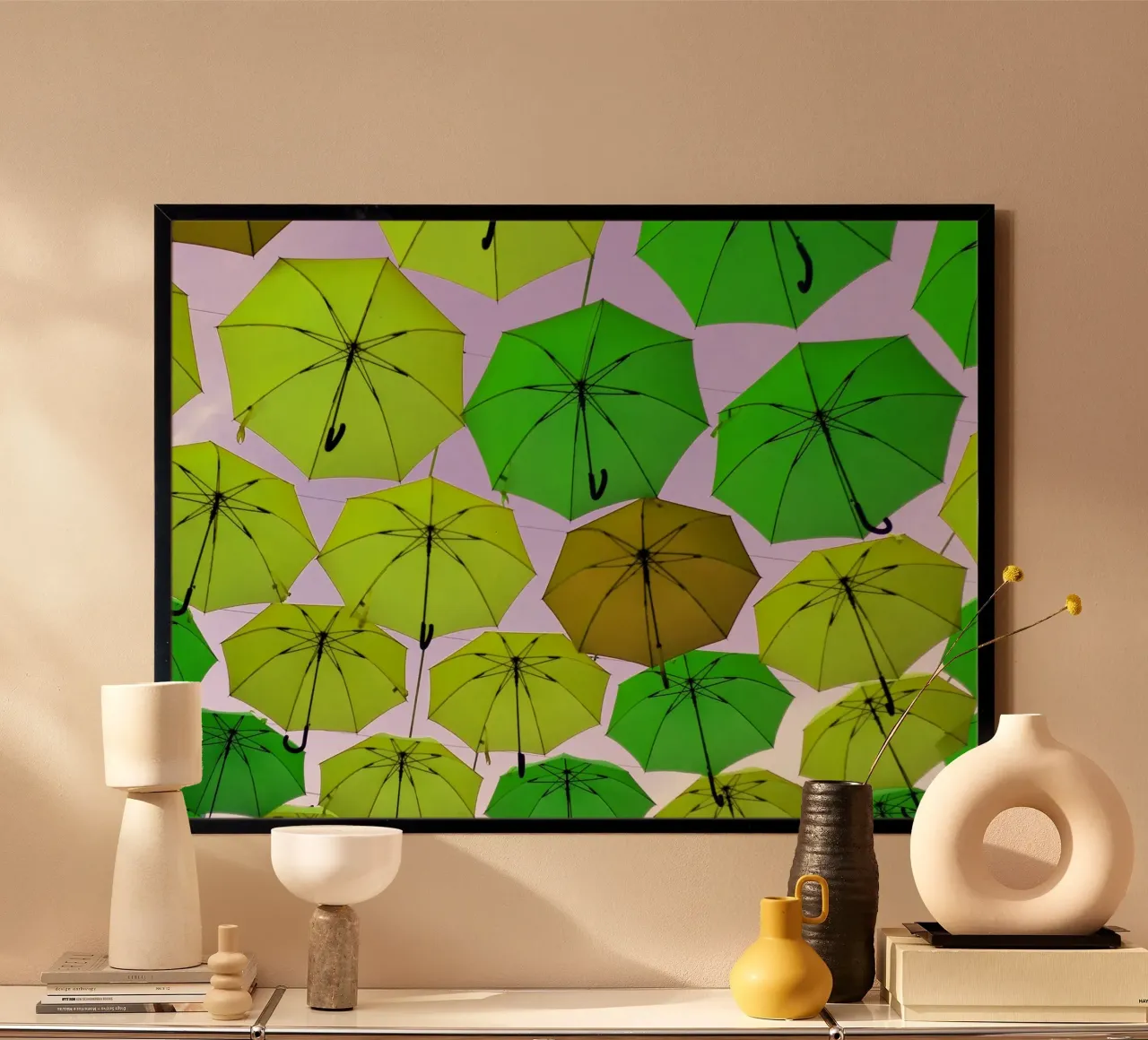 Ombrelli aperti poster da Massimo Frascogna