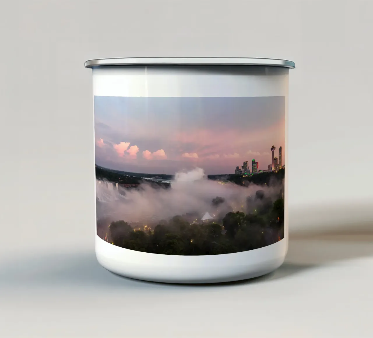 NIAGARA FALLS 14 tazza in smalto da Tom Uhlenberg