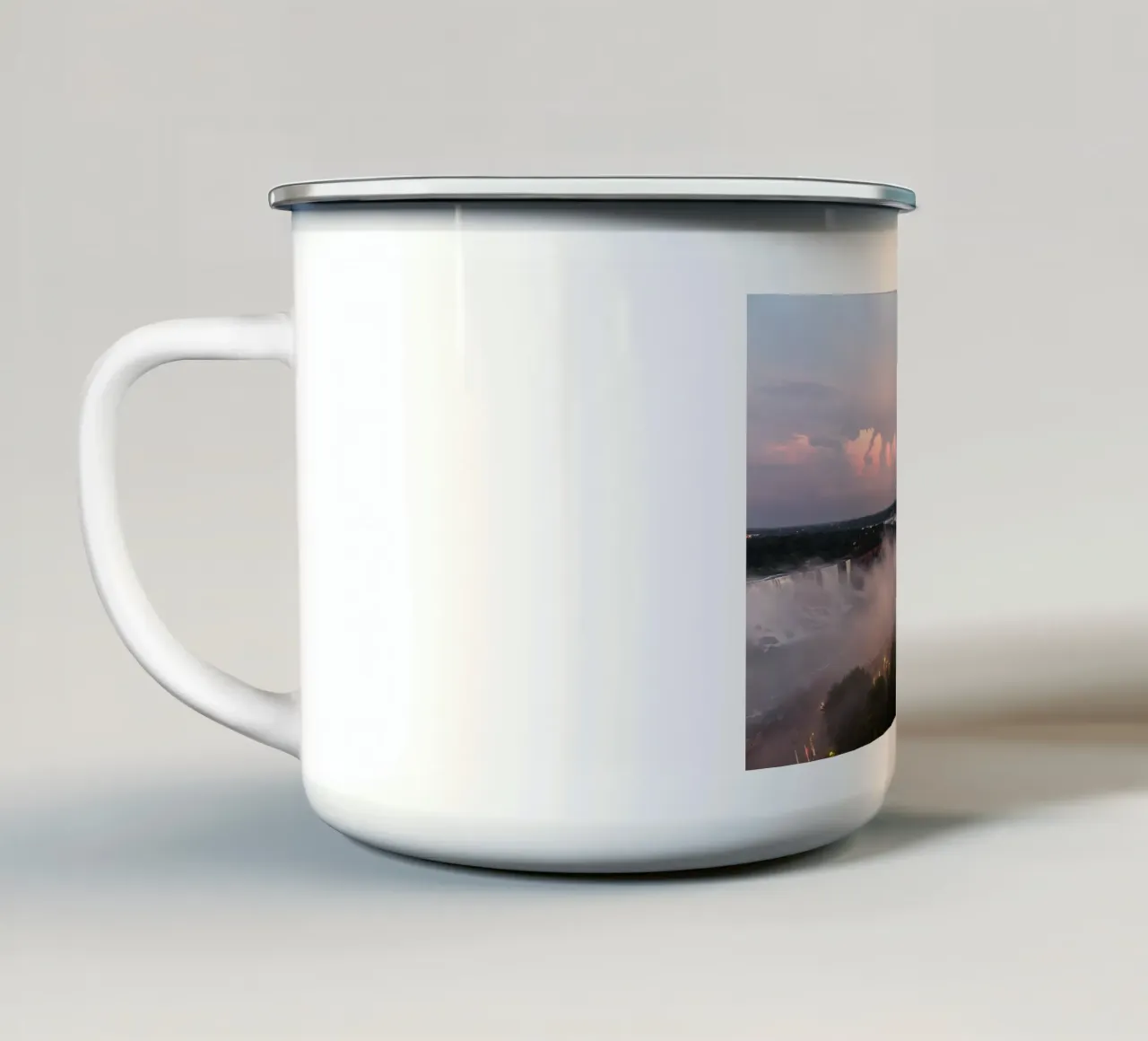 NIAGARA FALLS 14 tazza in smalto da Tom Uhlenberg
