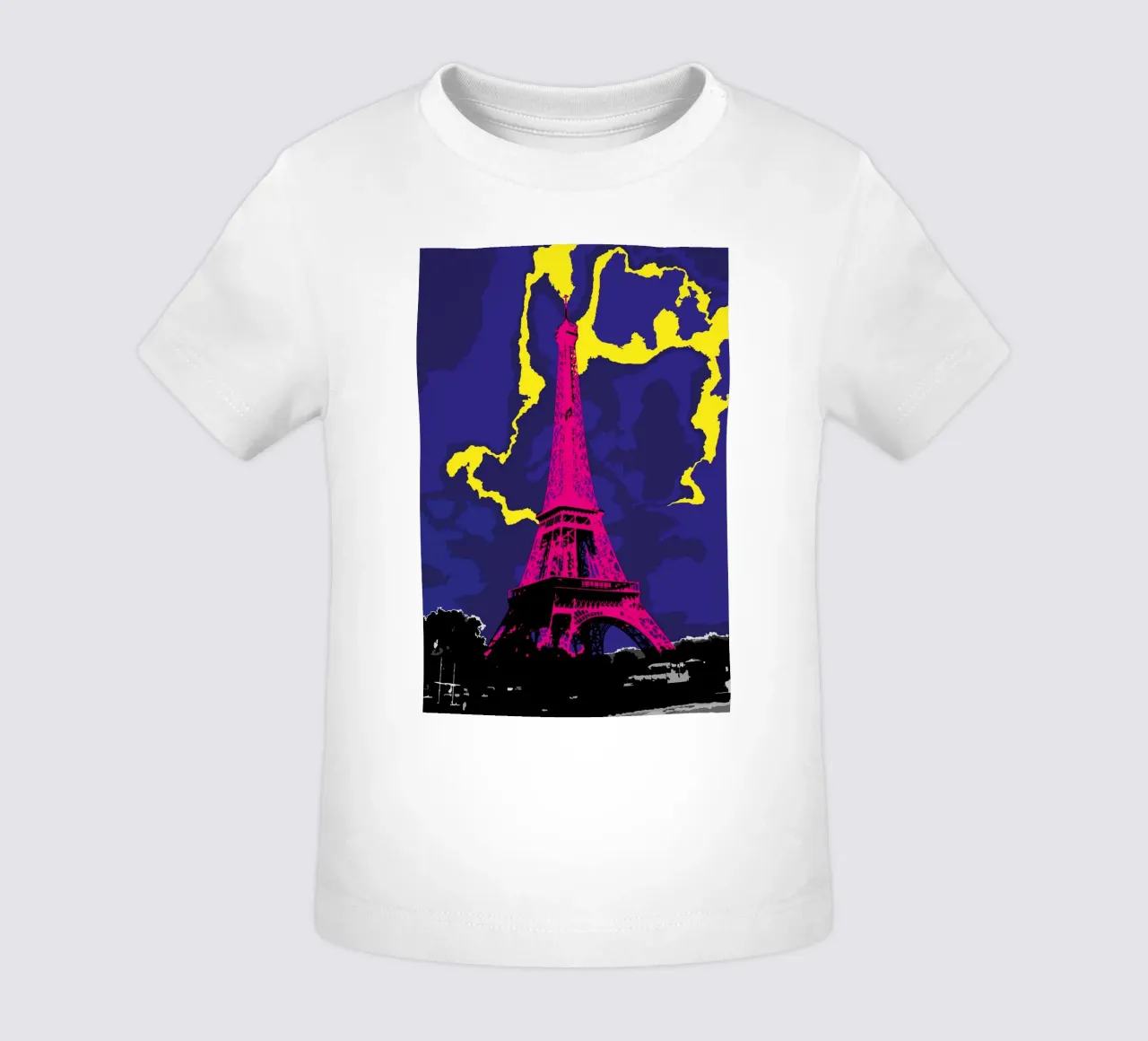 La Torre y el Rayo camiseta de bebé de Massimo Frascogna