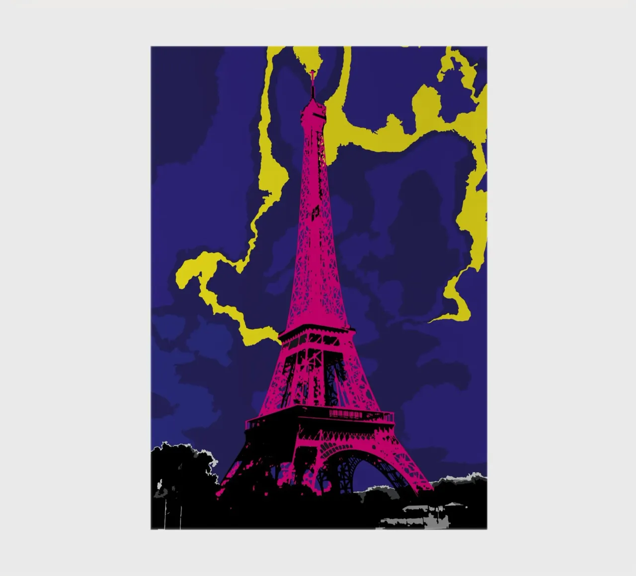 Der Turm und die Blitze Notizbuch von Massimo Frascogna