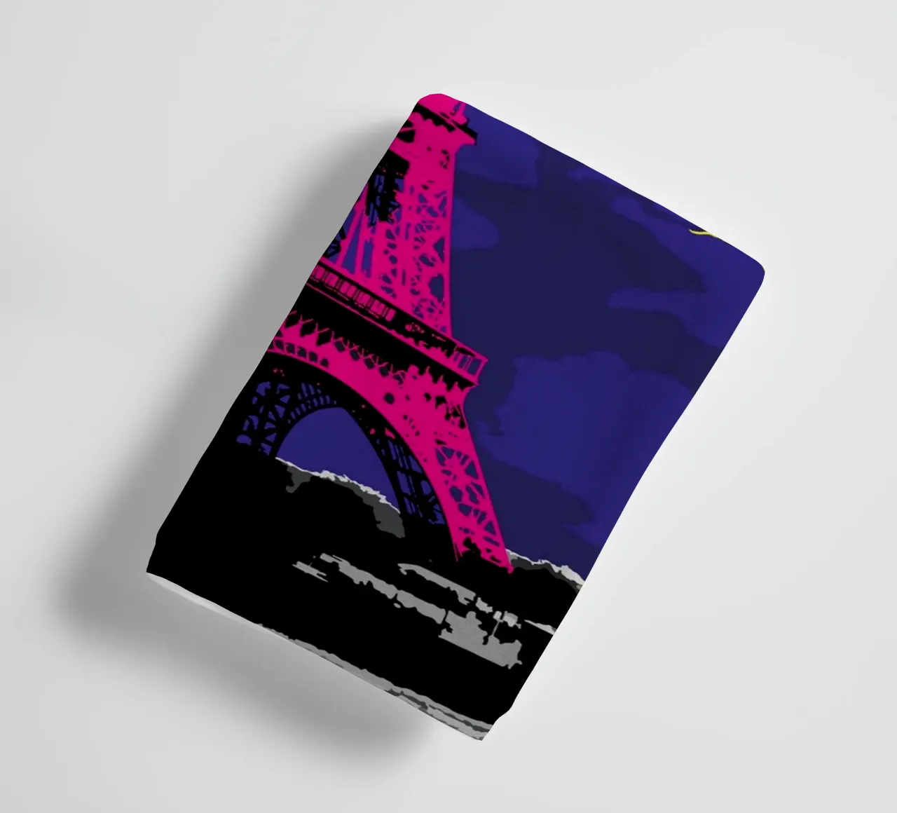 The Tower and the Lightning towel by Massimo Frascogna