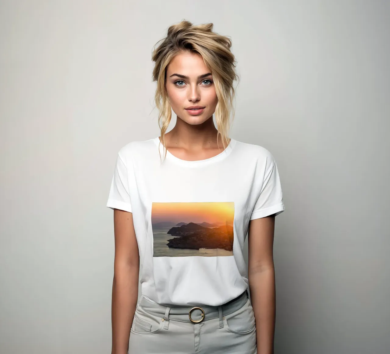 DUBROVNIK 05 women's fitted t-shirt by Tom Uhlenberg