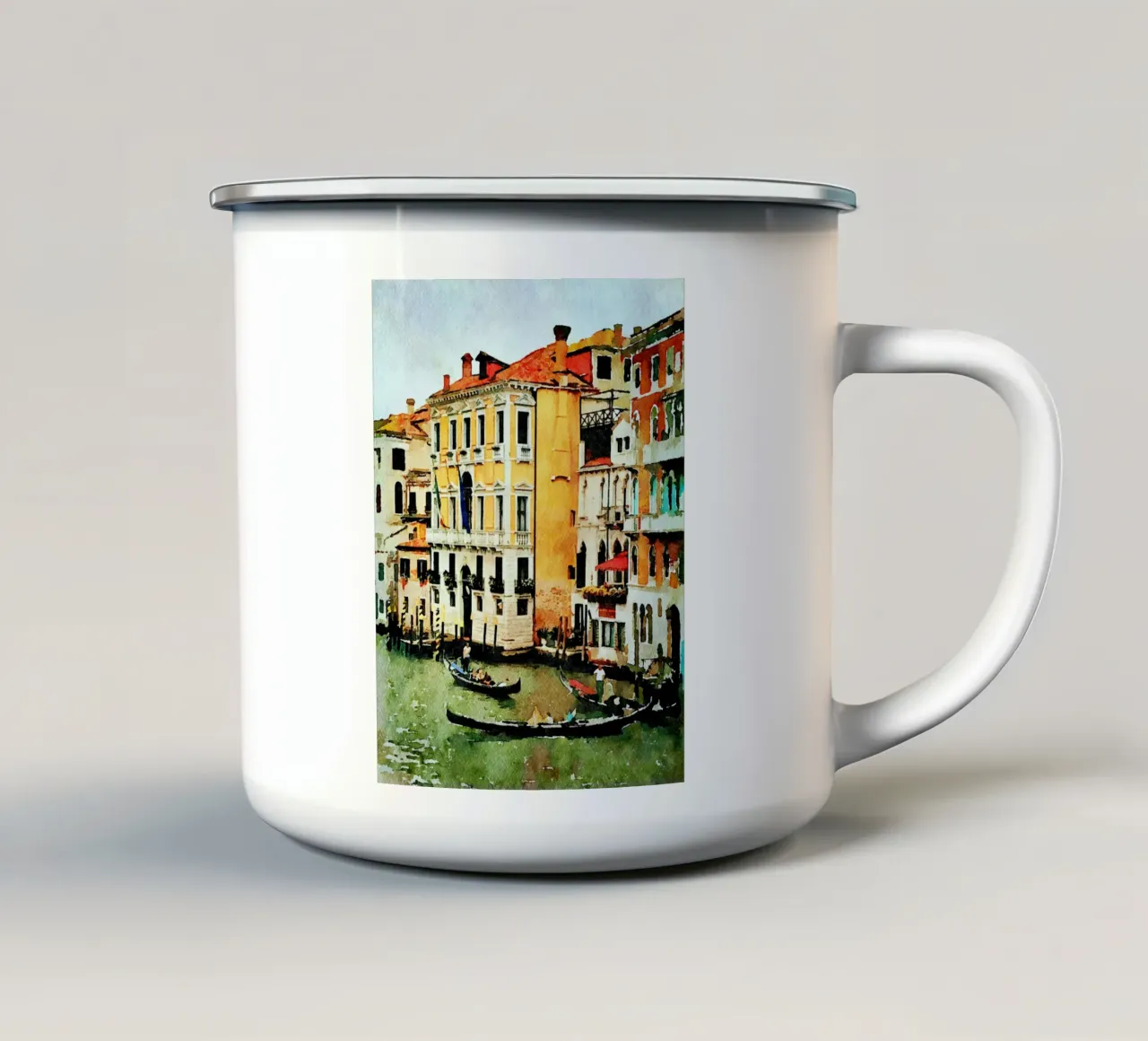 Venezia tazza in smalto da Massimo Frascogna