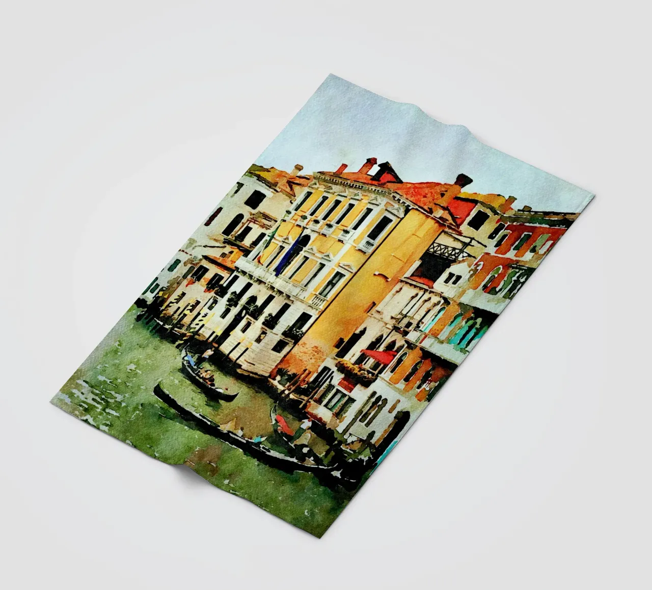Venezia coperta in pile da Massimo Frascogna