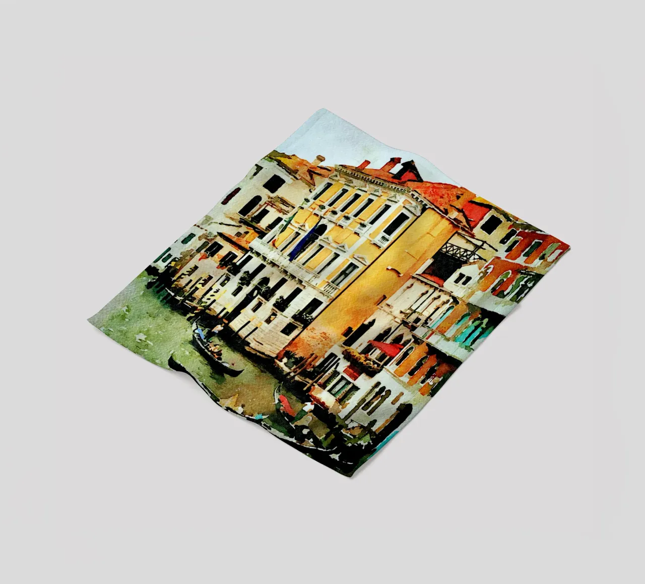 Venezia coperta in pile da Massimo Frascogna