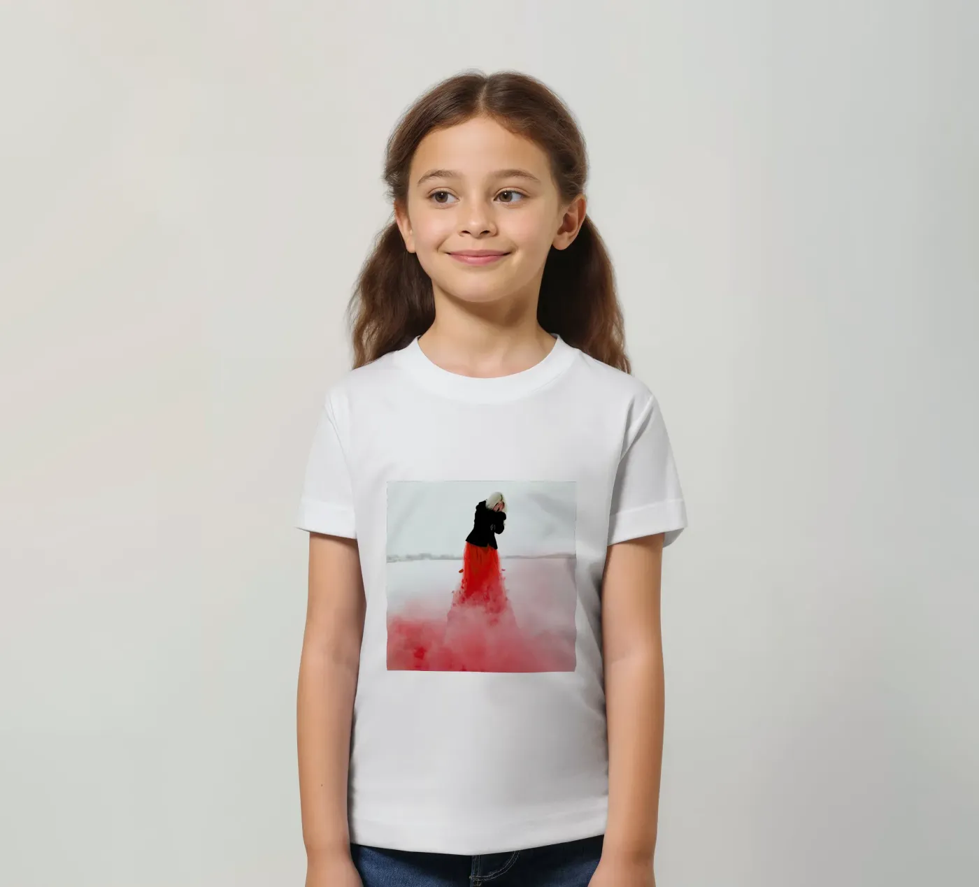 Burning kinder t-shirt van Jovana Rikalo