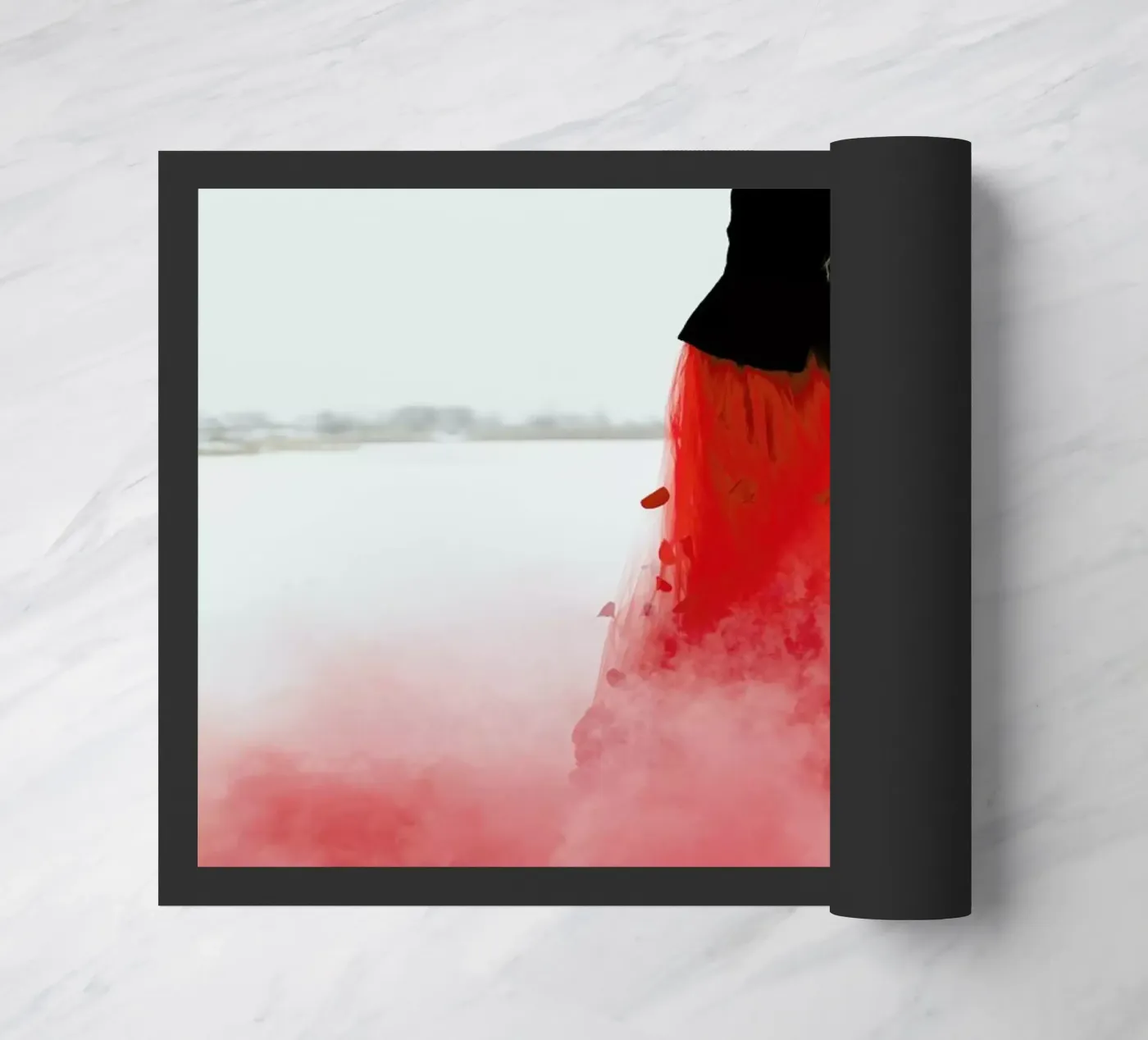 Burning Fußmatte von Jovana Rikalo