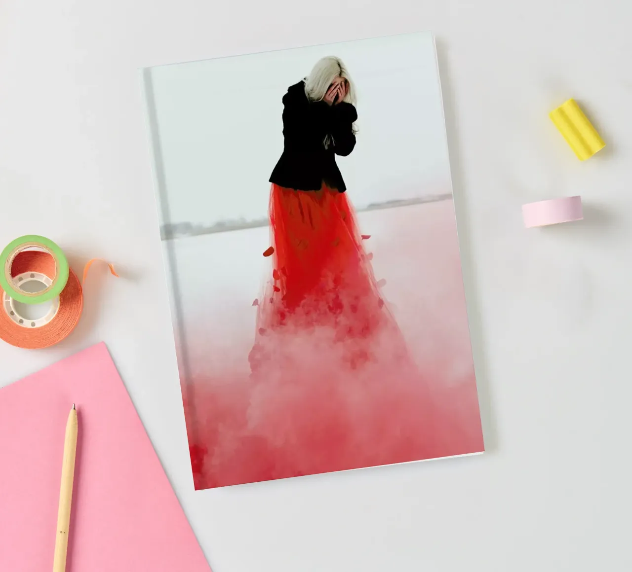 Burning notebook by Jovana Rikalo