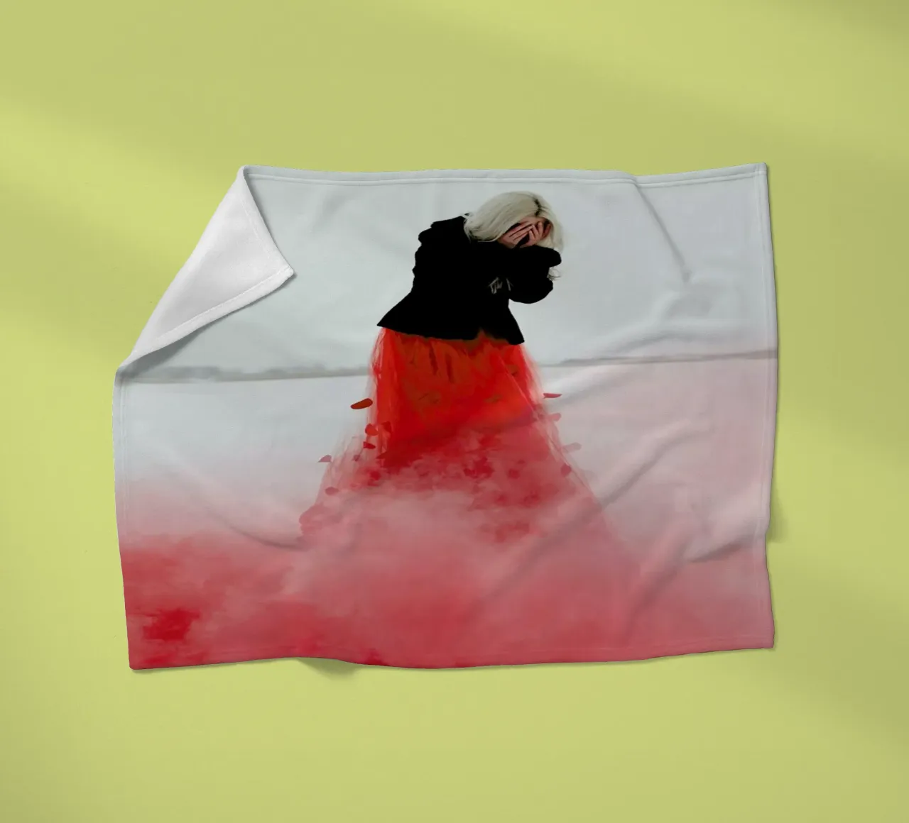 Burning Fleecedecke von Jovana Rikalo