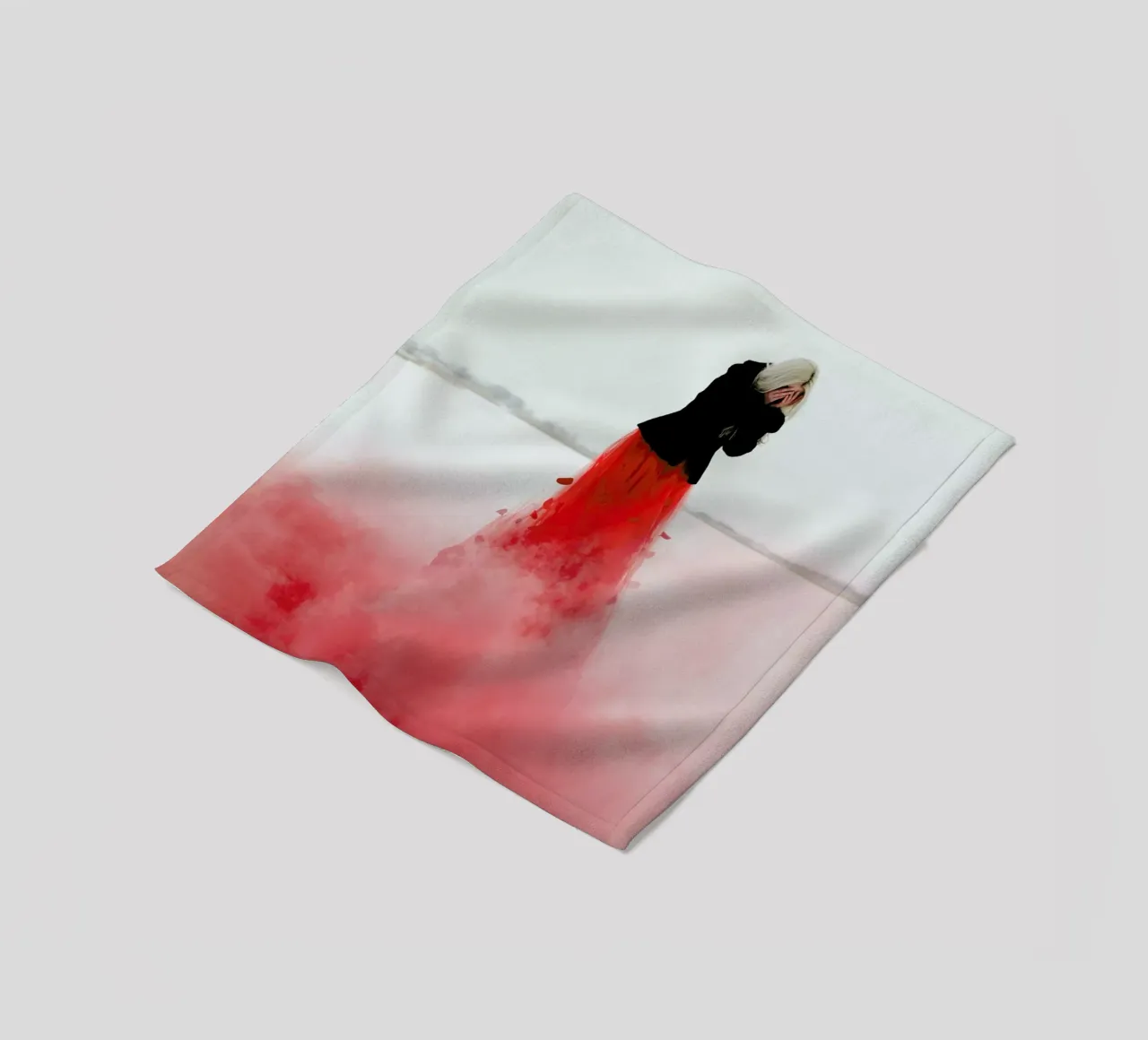 Burning Fleecedecke von Jovana Rikalo