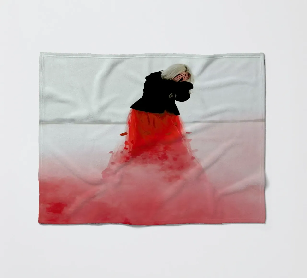 Burning Fleecedecke von Jovana Rikalo